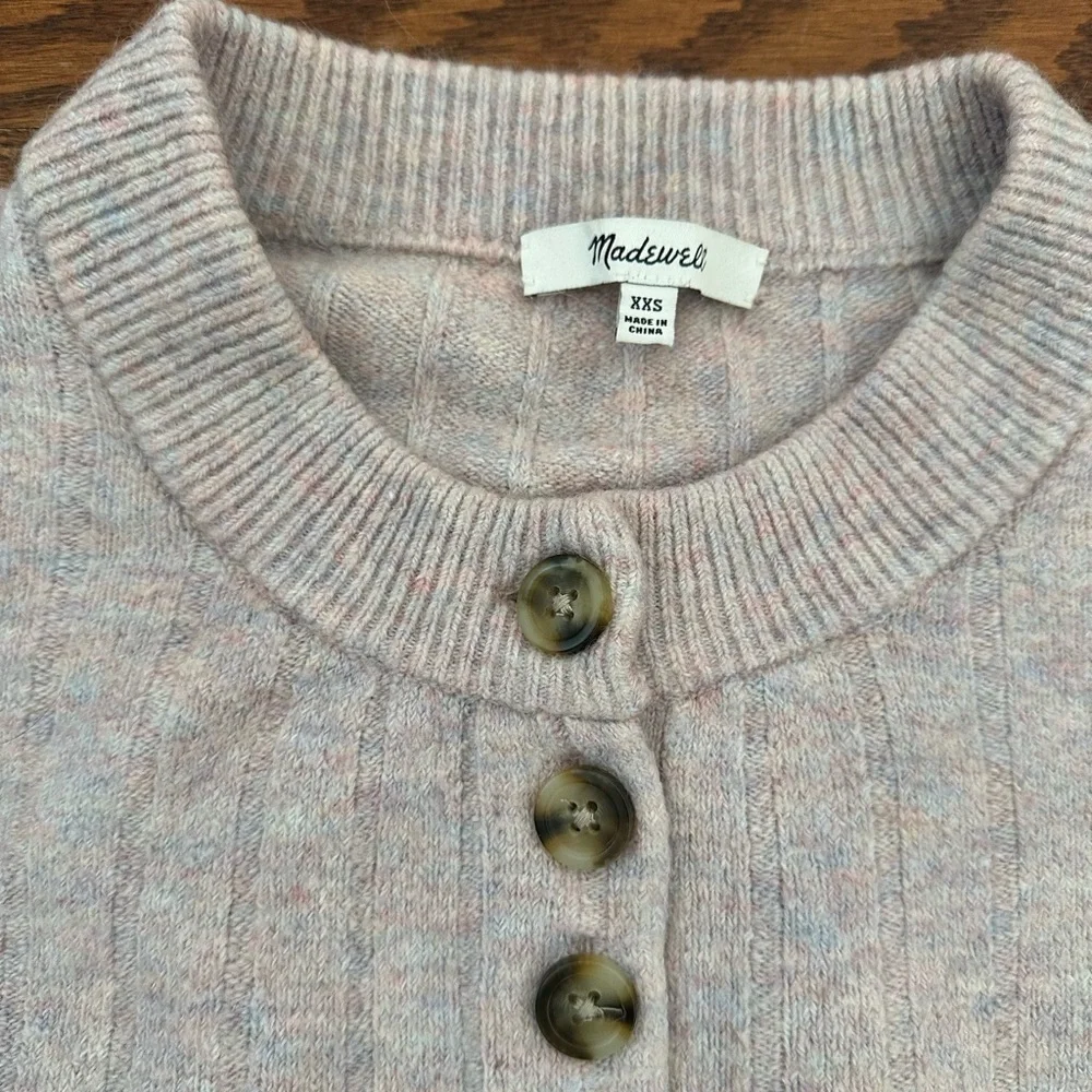 Pink Button-Up Sweater - Picture 7 of 7